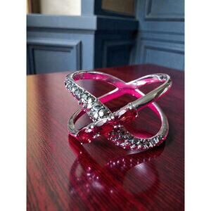 .70ctw Oval Vermelho Garnet/Round Marcasite Silver Ring Sz 10-10.5